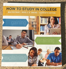 Wadsworth How to Study in College 11th Ed PB 2014 Pauk & Owens Study Skills