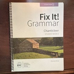 Fix It! Grammar: Chanticleer Book 5 Teacher Manual & Student Book Set Spiral