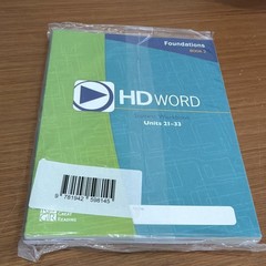 Really Great Reading HD Word Teacher Edition Books, Posters, & Student Workbooks