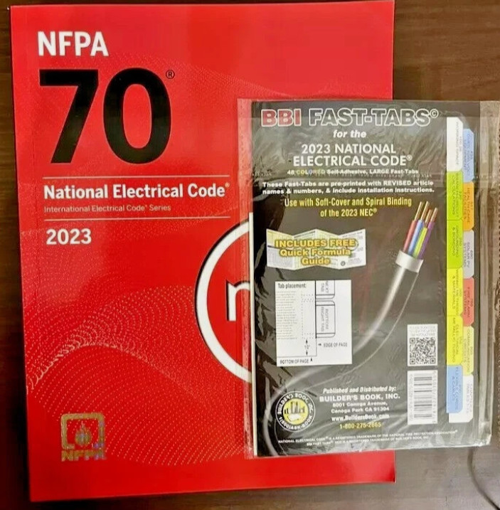 NFPA 70 National Electrical Code NEC 2023 Edition PB + BBI Fast Tab USA USPS