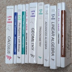 Life of Fred Hardcover Math Textbook Lot by Stanley F. Schmidt Calculus+More