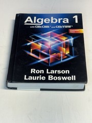 LIKE NEW Algebra 1 Ron Larson, Laurie Boswell, Big Ideas Learning, 2022