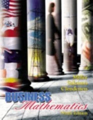 Business Mathematics (9th Edition), Miller, Charles D.,Salzman, Stanley A.,Clend