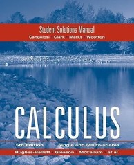 Hughes Hallett Student Solutions Manua- 9780470414149, paperback, Hughes-Hallett
