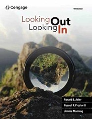 Looking Out, Looking In (MindTap – Paperback, by Adler Ronald; Proctor – Good