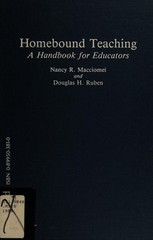 Homebound Teaching : A Handbook for Educators Library Binding