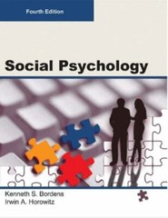 SOCIAL PSYCHOLOGY, Fourth Edition (Paperback-B/W)) by Kenneth S.; Horowitz, Irw