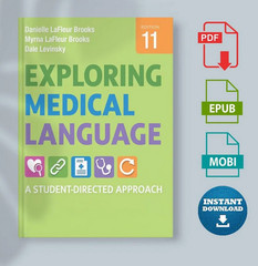 Exploring Medical Language 11th Edition USB PDF