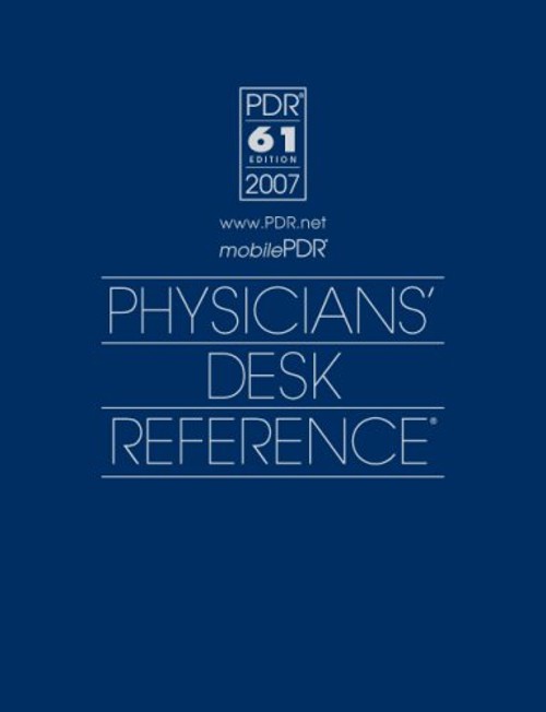 Physicians’ Desk Reference Hospital Edition Library Binding