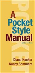 A Pocket Style Manual – Spiral-bound, by Hacker Diana; Sommers Nancy – Good