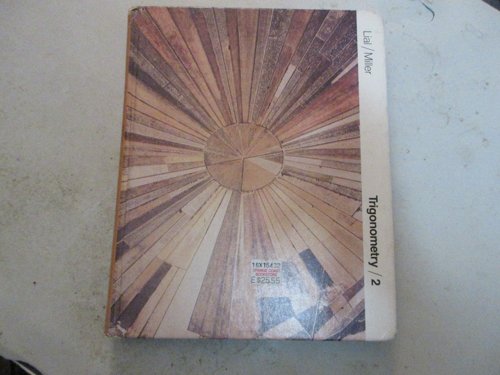 Trigonometry Hardcover Margaret L., Miller, Charles David Lial
