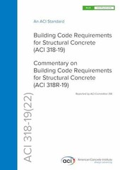 ACI CODE-318-19(22): – Paperback, by American Concrete Institute – Very Good