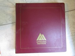 Utah Appraisal Institute Course 110 Appraisal Principles Real Estate Book/Binder