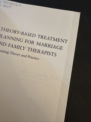 Marital, Couple, and Family Counseling Ser.: Theory-Based Treatment Planning for