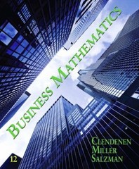 Business Mathematics Stanley, Miller, Charles, Clendenen, Gary Sa