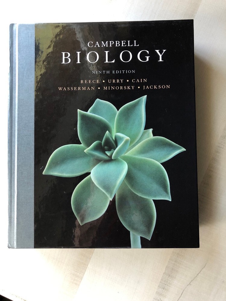 Nearly Fine Hardcover 2011 9th Edition “Campbell Biology” Benjamin Cummings Pub.