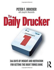 THE DAILY DRUCKER By Peter Drucker **Mint Condition**