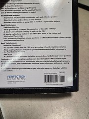 Advanced Placement Psychology, 3rd Edition (AMSCO PUBLICATION) Never read!