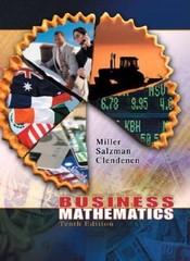 Business Mathematics (10th Edition) – Paperback By Miller, Charles D – GOOD