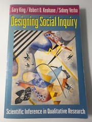 Designing Social Inquiry by Gary King et al Paperback Nonfiction Social Science