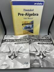 Abeka Pre-Algebra Student Quizzes and Tests & Teacher Quiz Test Key Video Manual