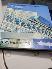 Engineering Mechanics : Statics by Russell C. Hibbeler Hardcover, Acceptable