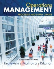 Operations Management : Processes and Supply Chains by Larry Ritzman, Lee…