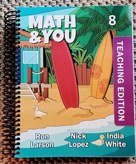 Math & You 8 Teacher Edition ISBE 13: 9798886981872 Big Ideas Learning