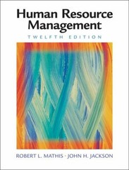 Human Resource Management Hardcover Robert L., Jackson, John H. M