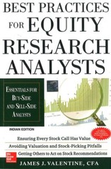 Best Practices for Equity Research Analysts 1st Edition By James Valentine