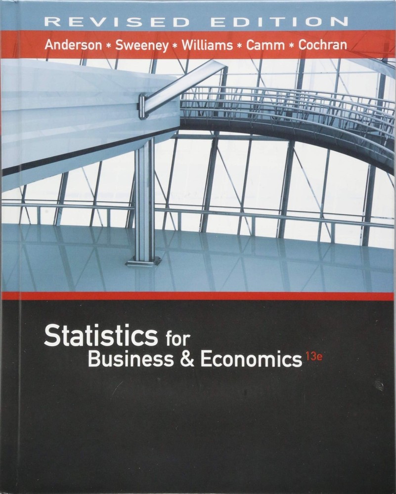 Statistics for Business & Economics, Revised (with XLSTAT Education Edition …
