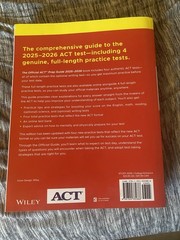 Official ACT Prep Guide 2025 – 2026 : Book + Online Course by ACT (2025,…