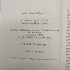 Roemer’s Texas 1845 to 1847 – 1995 Special Heritage Edition Edition Eakin Press