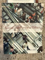 Social and Personal Ethics Seventh Edition by William H. Shaw, Paperback