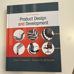 Product Design and Development (Fifth Edition)