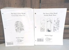STORY OF THE WORLD Volume 2 and 3 Activity Book Well Trained Mind Press History