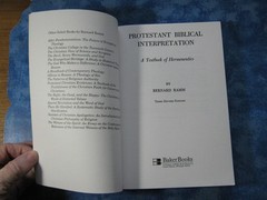 PROTESTANT BIBLICAL INTERPRETATION 3rd Revised Edition BERNARD RAMM SC 1970 MINT