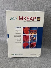 ACP MKSAP 18 Parts A 6 Book Set 2018 American College of Physicians TPB🫡
