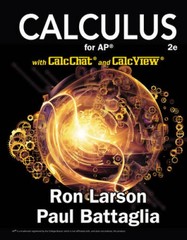 Calculus for AP – Textbook Binding By Ron Larson – VERY GOOD