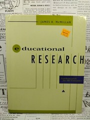 EDUCATIONAL RESEARCH: FUNDAMENTALS FOR THE CONSUMER By James H. Mcmillan *VG+*