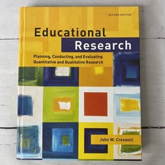 Educational Research 2nd Edition by John W. Creswell, Hardcover VG