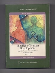 THEORIES OF HUMAN DEVELOPMENT Parts 1 & 2 4-DVD set + Book SEALED Great courses