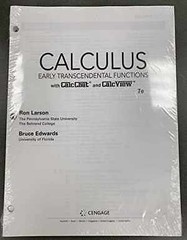 Calculus: Early Transcendental – Loose Leaf, by Ron Larson; Bruce – Acceptable