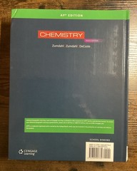 Zumdahl Zumdahl DeCoste AP Chemistry 10th Edition Textbook 2018