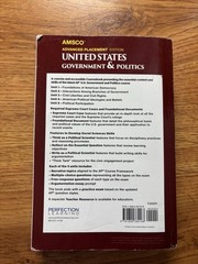 Advanced Placement United States Government & Politics, 3rd Edition G+