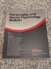 Personality and Social Psychology Bulletin, September 2014, Volume 40, Number 9