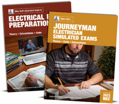 Mike Holt’s 2023 Electrician Exam Prep Book & Journeyman Simulated Exams