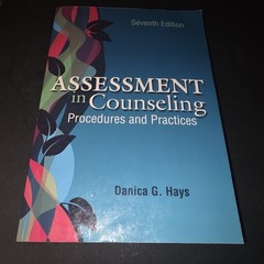 Assessment in Counseling: Procedures and Practices By Danica G. Hays 7th Edition