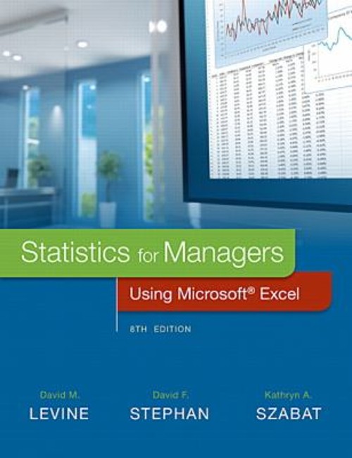 Statistics for Managers Using Microsoft Excel Hardcover