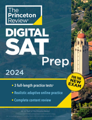 Princeton Review Digital SAT Prep, 2024: 3 Practice Tests Review Onli – GOOD